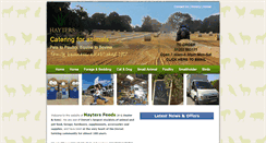Desktop Screenshot of haytersfeeds.co.uk